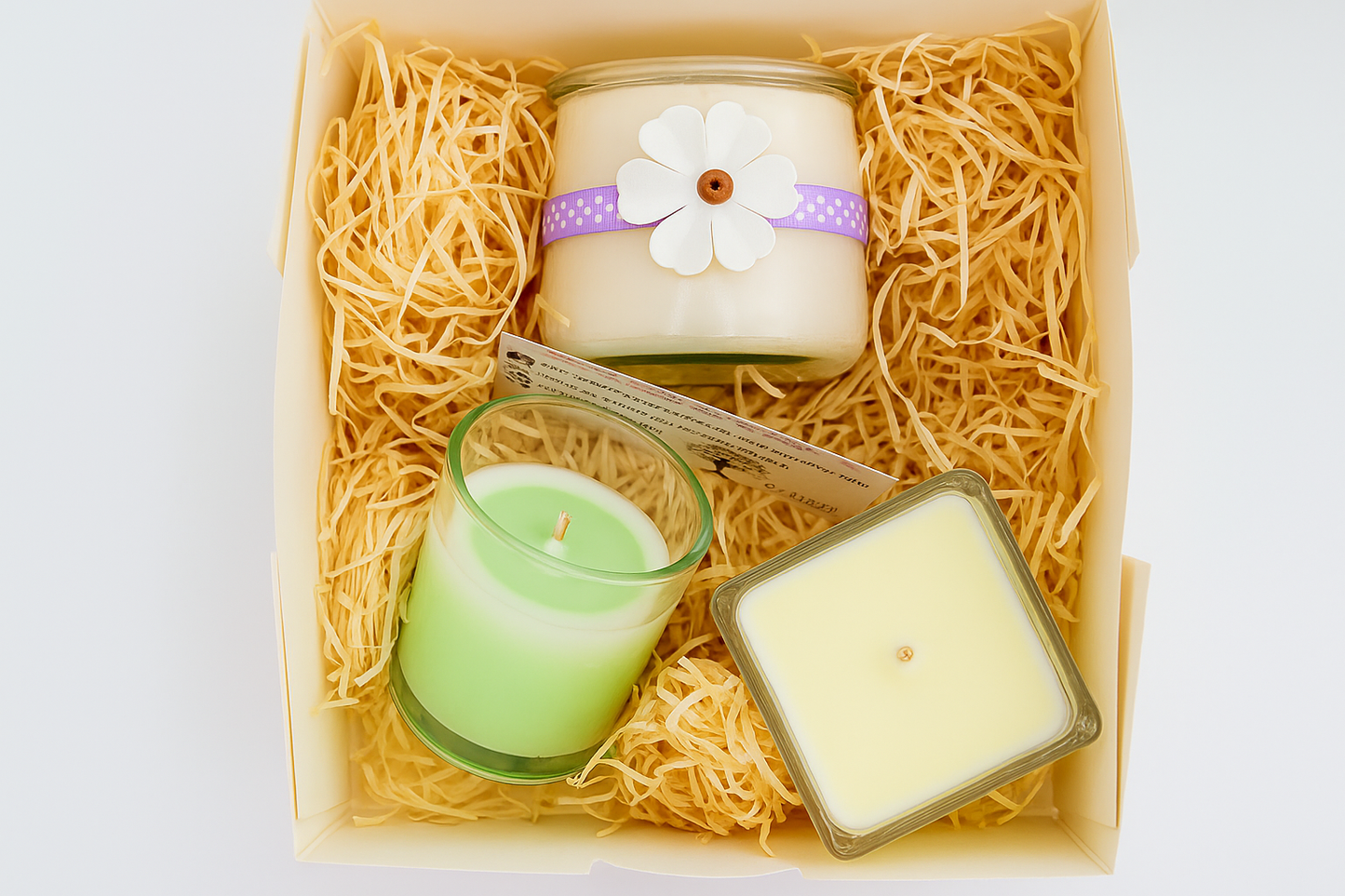 Pack cadeau 3 bougies