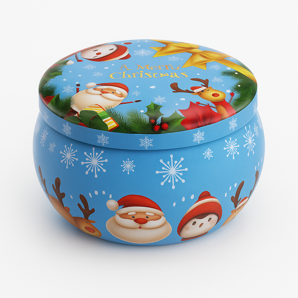 Bougies colorées "Merry Christmas"