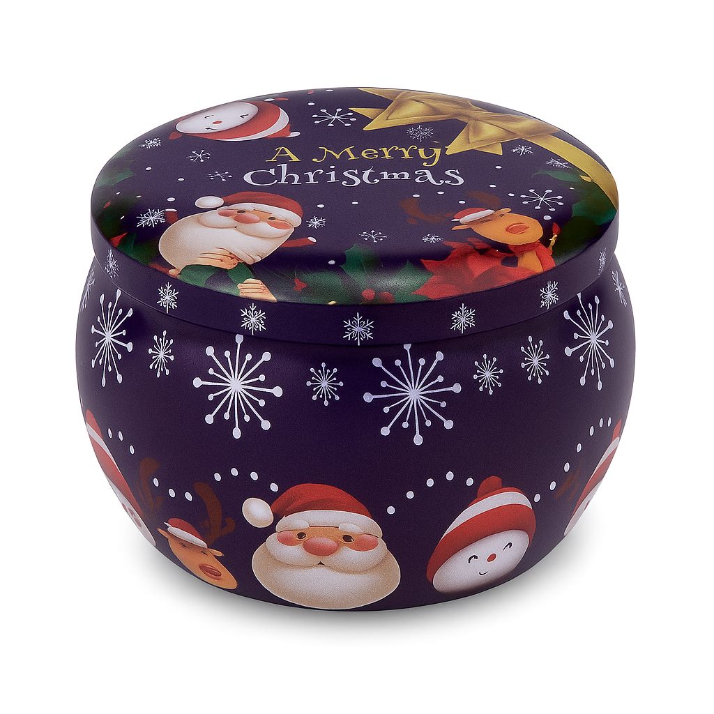 Bougies colorées "Merry Christmas"