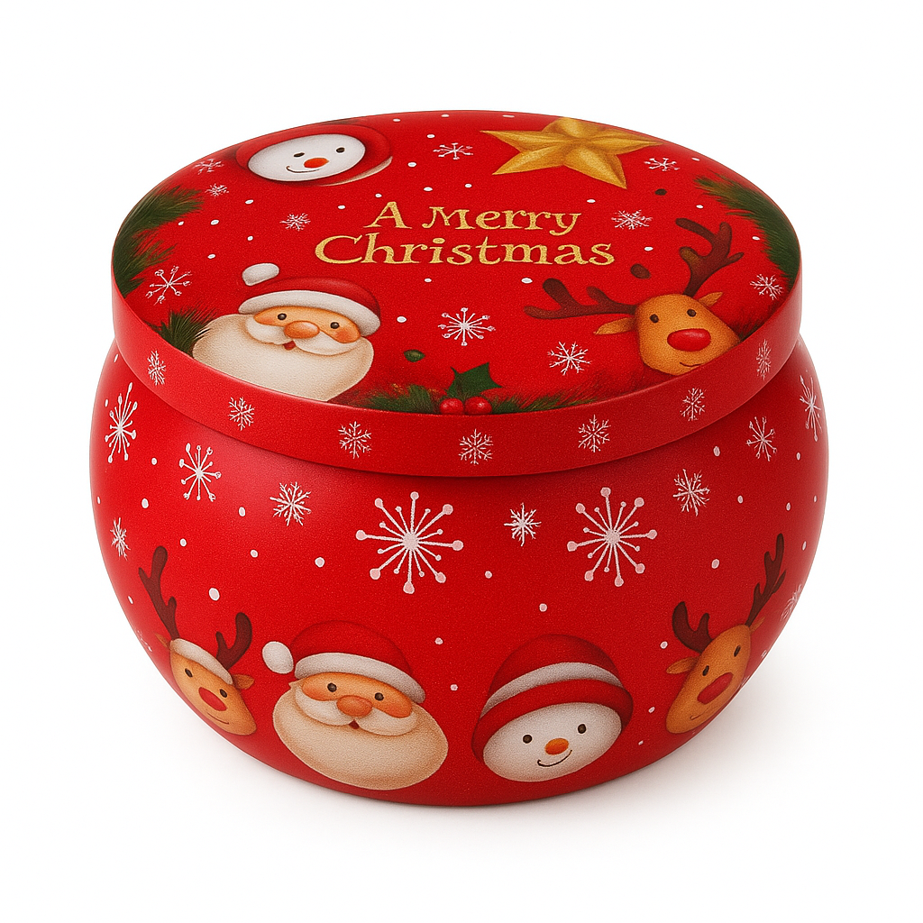 Bougies colorées "Merry Christmas"