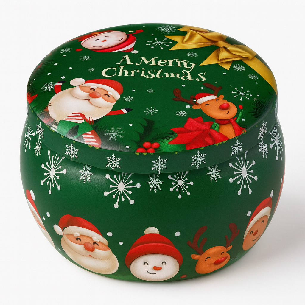 Bougies colorées "Merry Christmas"